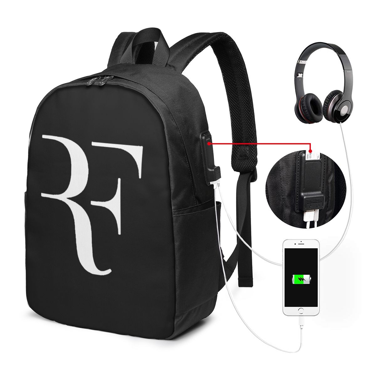 Laptop Bag - Mochila Roger Federer, bolsa de viaje