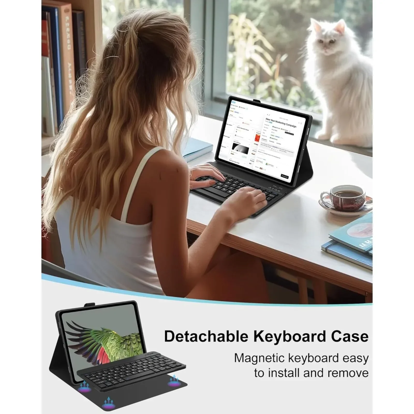 Funda con teclado para tableta - Keyboard Cover reseña y precio