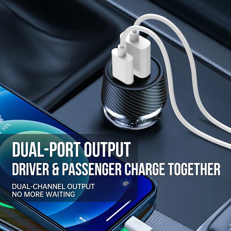 Cargador rápido para coche, 60 - Usb C Hub reseña y precio