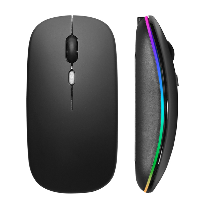 Ratón inalámbrico RGB recargab - Laptop Mouse reseña y precio