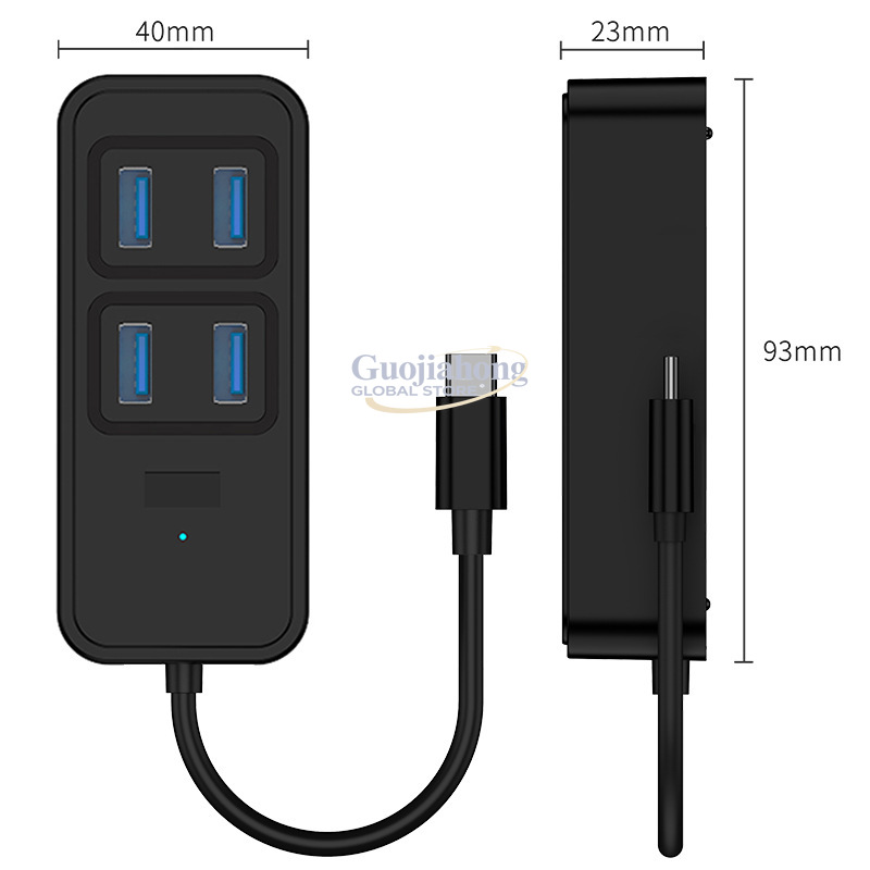 Hub USB 3.0 transfronterizo, a - Usb C Hub reseña y precio