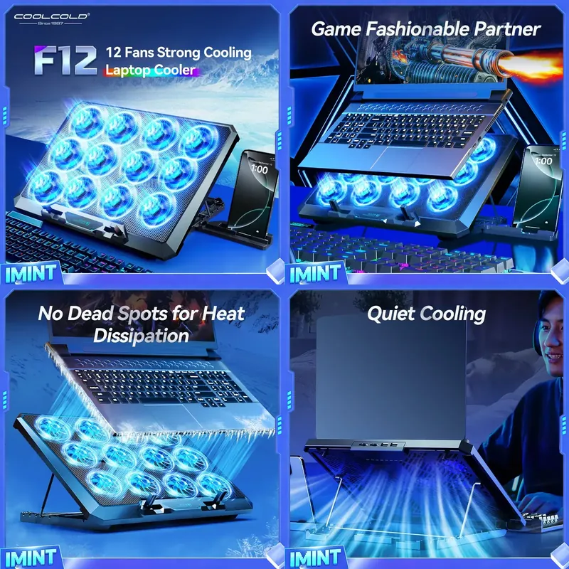 Base de Refrigeración para Por - Laptop Cooling Pad reseña y precio